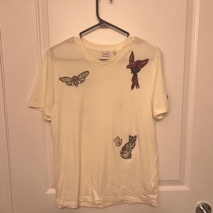 Little moon white T-shirt